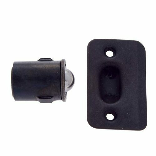 JVJ 90120 Oil Rubbed Bronze 7/8 Drive In Ball Catch - Poly-Bagged, Steel