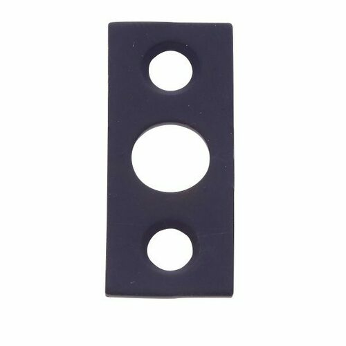 JVJ 90420 Oil Rubbed Bronze Flush Bolt Strike w/Screws, Solid Brass, 6