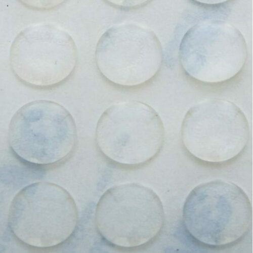 JVJ 99900 Clear Silicone Cabinet Bumper Pads (Bulk)
