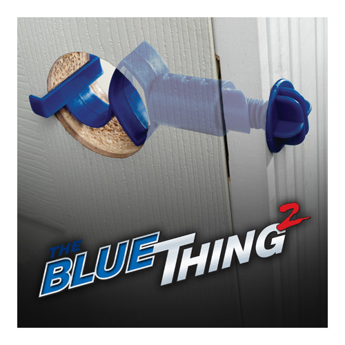 JVJ MXJ01250 Blue Thing 2 Door Guard Temporary Latch, Polyethylene (Bulk Only)