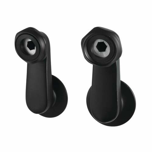 Kingston Brass AE3SE0 Aqua Vintage Matte Black Swivel Elbows for Tub Faucet
