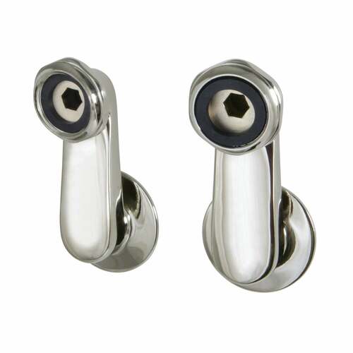 Kingston Brass AE3SE6 Aqua Vintage Polished Nickel Swivel Elbows for Tub Faucet
