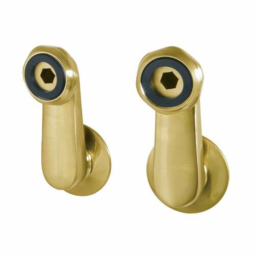 Kingston Brass AE3SE7 Aqua Vintage Brushed Brass Swivel Elbows for Tub Faucet