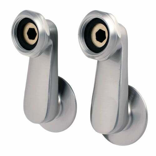 Kingston Brass AE3SE8 Aqua Vintage Brushed Nickel Swivel Elbows for Tub Faucet
