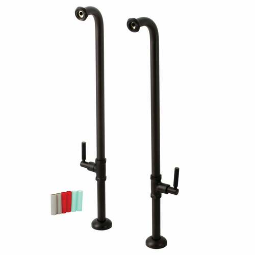 Kingston Brass AE810S5DKL Concord Oil Rubbed Bronze Freestanding Tub Supply Line