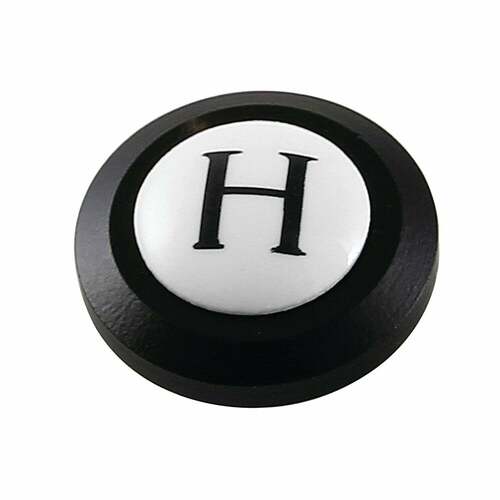 Kingston Brass AEHICX0H Matte Black Hot Handle Index Button