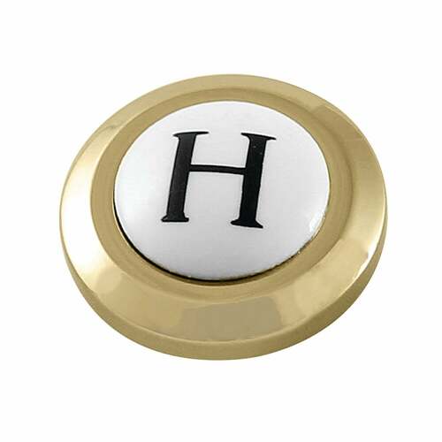 Kingston Brass AEHICX2H Polished Brass Hot Handle Index Button