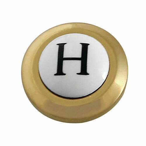 Kingston Brass AEHICX7H Brushed Brass Hot Handle Index Button