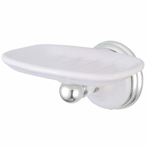 Kingston Brass BA1115C Victorian Wall-Mount Soap Dish in Polished Chrome