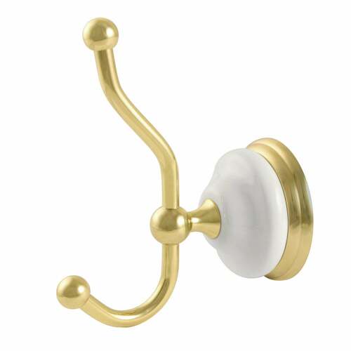 Kingston Brass BA1117PB Victorian Polished Brass Robe Hook