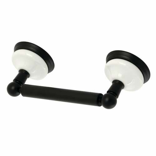 Kingston Brass BA1118MB Matte Black Victorian Toilet Paper Holder