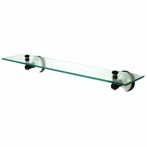 Kingston Brass BA1119ORB Victorian Glass Shelf, Oil Rubbed Bronze
