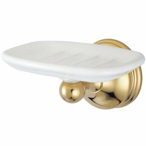 Kingston Brass BA1165PB Vintage Wall-Mount Soap Dish in Polished Brass