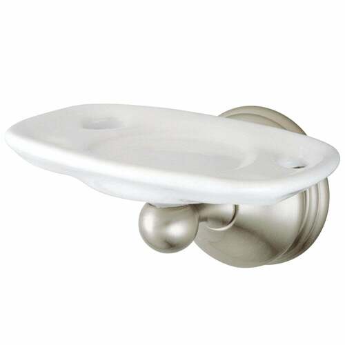 Kingston Brass BA1166SN Vintage Toothbrush Holder with Tumbler, Brushed Nickel