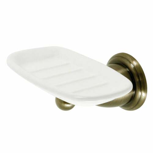 Kingston Brass BA1755AB Heritage Wall-Mount Soap Dish Holder in Antique Brass