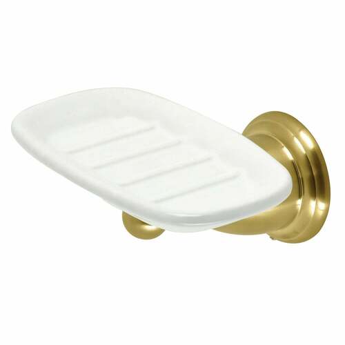 Kingston Brass BA1755BB Heritage Brushed Brass Wall-Mount Soap Dish Holder