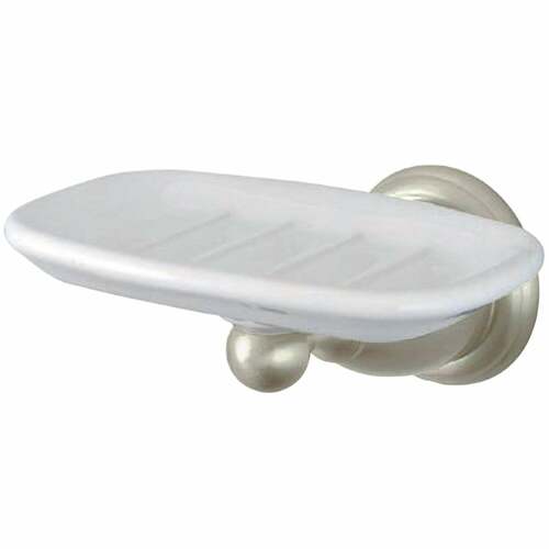 Kingston Brass BA1755SN Heritage Brushed Nickel Wall-Mount Soap Dish Holder