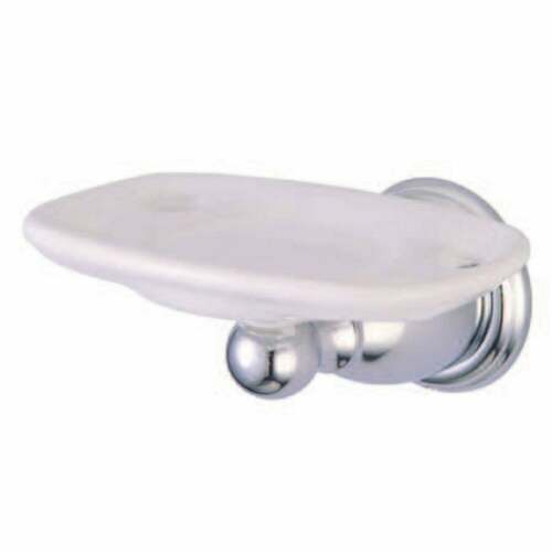 Kingston Brass BA1756C Heritage Polished Chrome Toothbrush and Tumbler Holder