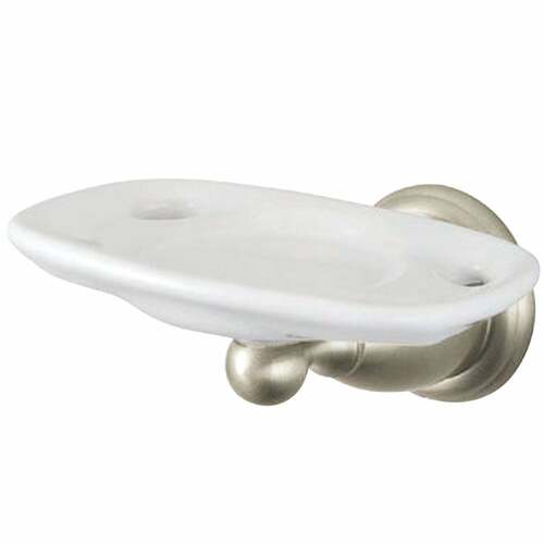 Kingston Brass BA1756SN Heritage Brushed Nickel Toothbrush and Tumbler Holder
