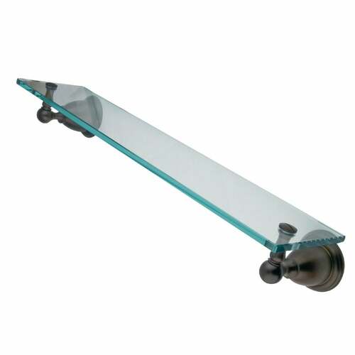 Kingston Brass BA1759ORB Heritage Glass Shelf, Oil Rubbed Bronze Finish