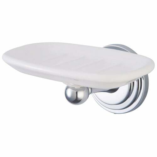 Kingston Brass BA2715C Milano Wall-Mount Soap Dish in Polished Chrome
