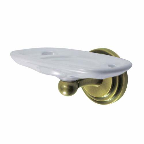 Kingston Brass BA2716AB Milano Antique Brass Toothbrush and Tumbler Holder Set