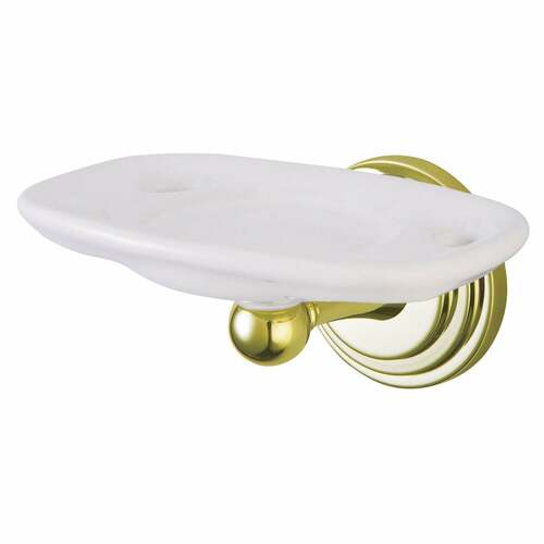 Kingston Brass BA2716PB Milano Polished Brass Toothbrush and Tumbler Holder Set