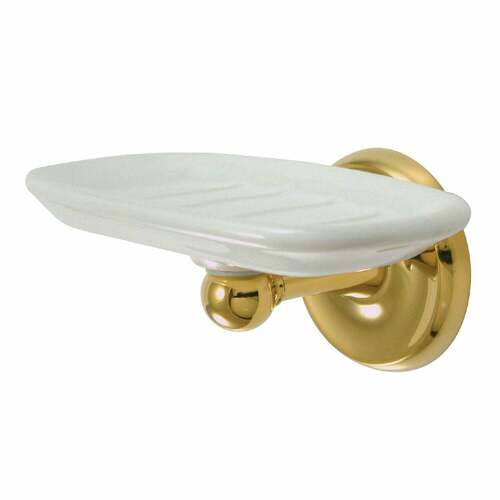 Kingston Brass BA315PB Classic Polished Brass Soap Dish