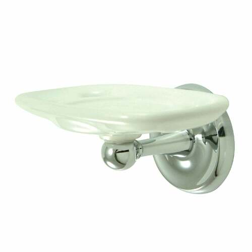 Kingston Brass BA316C Classic Polished Chrome Toothbrush and Tumbler Holder