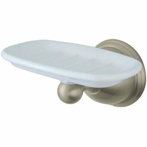 Kingston Brass BA3965SN Restoration Brushed Nickel Wall-Mount Soap Dish
