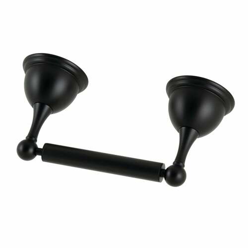 Kingston Brass BA3968MB Matte Black Restoration Toilet Paper Holder