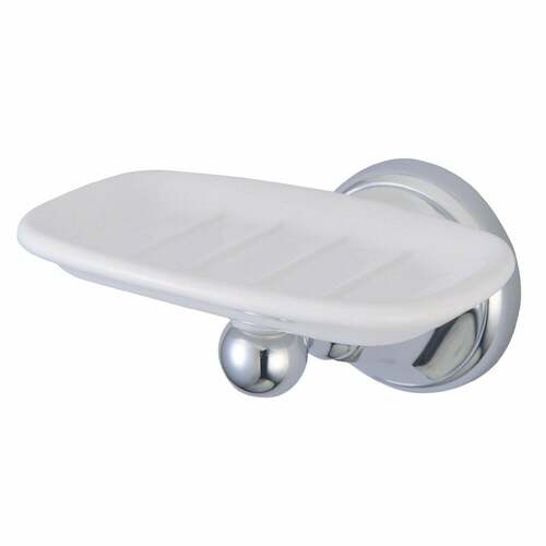 Kingston Brass BA4815C Metropolitan Wall-Mount Soap Dish Holder, Polished Chrome