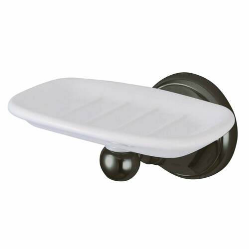 Kingston Brass BA4815ORB Metropolitan Wall-Mount Soap Dish Holder, Oil Rubbed Bronze