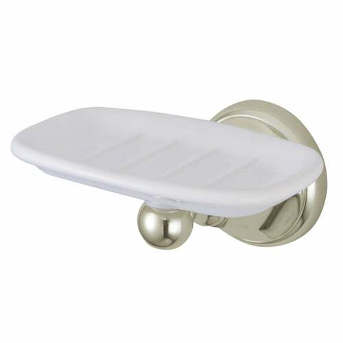 Kingston Brass BA4815SN Metropolitan Brushed Nickel Wall Mount Soap Dish Holder