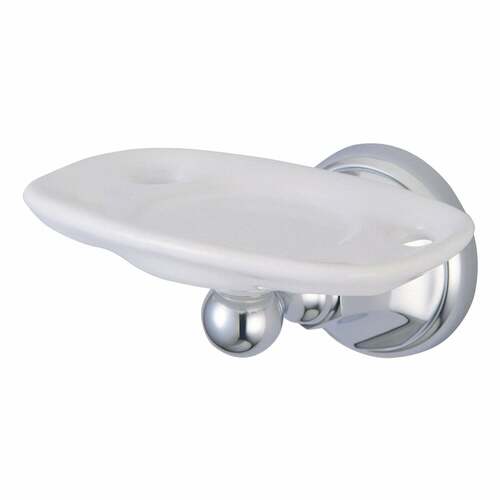 Kingston Brass BA4816C Metropolitan Polished Chrome Toothbrush and Tumbler Holder