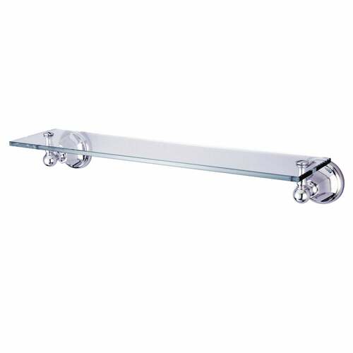 Kingston Brass BA4819C Metropolitan Glass Shelf in Polished Chrome