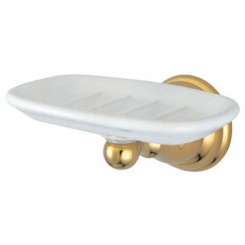 Kingston Brass BA5565PB Royale Wall-Mount Soap Dish in Polished Brass