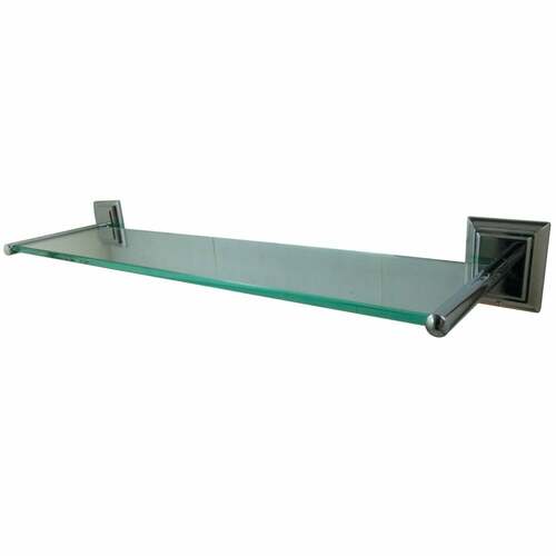 Kingston Brass BA6019C Millennium Polished Chrome Glass Shelf