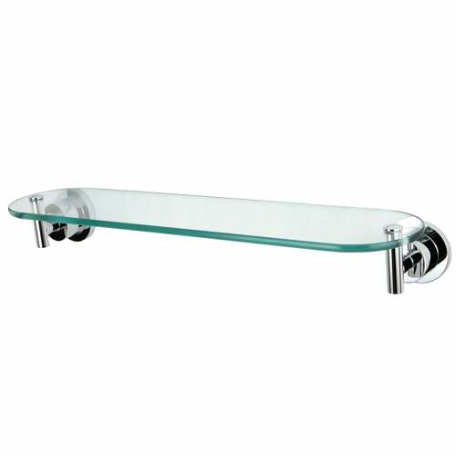 Kingston Brass BA8219C Concord Polished Chrome Cosmetic Glass Shelf