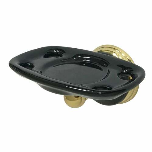 Kingston Brass BA9116PB Water Onyx Polished Brass Toothbrush and Tumbler Holder