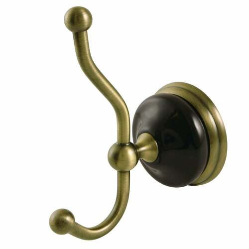 Kingston Brass BA9117AB Water Onyx Antique Brass Robe Hook