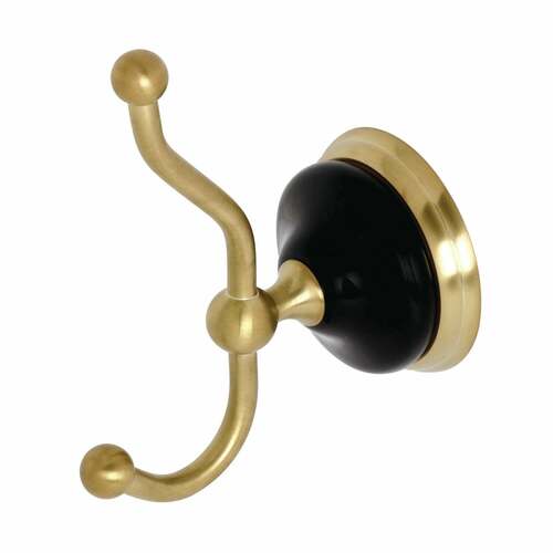Kingston Brass BA9117BB Water Onyx Brushed Brass Robe Hook
