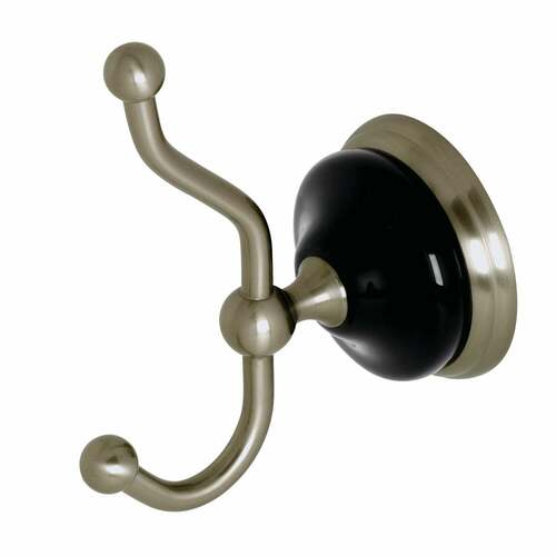 Kingston Brass BA9117BN Water Onyx Brushed Nickel Robe Hook