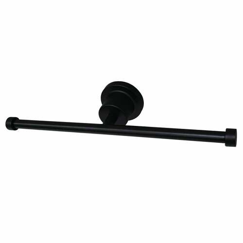 Kingston Brass BAH8218MB Concord Matte Black Dual Toilet Paper Holder