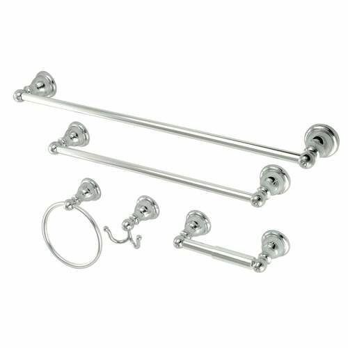 Kingston Brass BAHK5112478C Santa Fe 5-Piece Towel Bar Set, 18