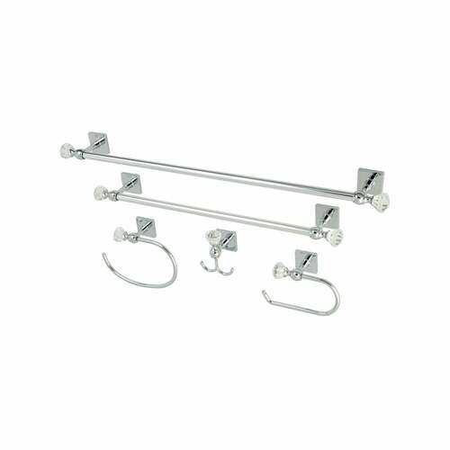 Kingston Brass BAHK70512478C Celebrity 5-Piece Towel Bar Set, 18