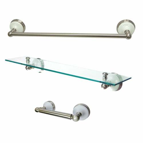Kingston Brass BAK111289SN Victorian 3-Piece 18