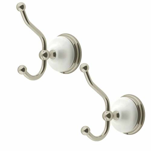 Kingston Brass BAK1117SN Victorian 2-Piece Robe Hook in Brushed Nickel