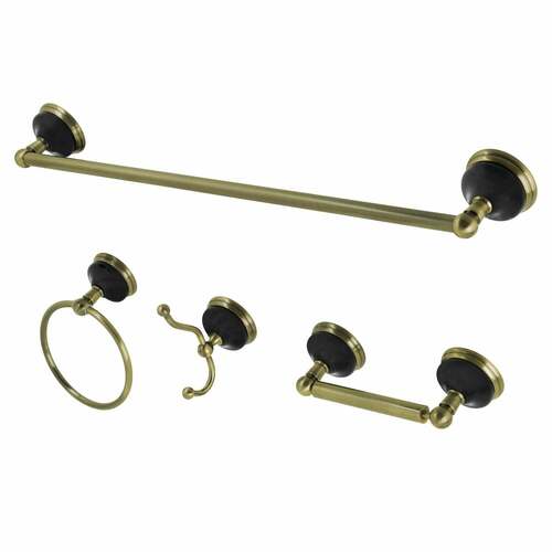 Kingston Brass BAK9111478AB Water Onyx 4-Piece 24