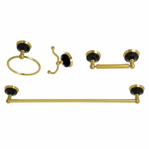 Kingston Brass BAK9111478BB Water Onyx 4-Piece 24